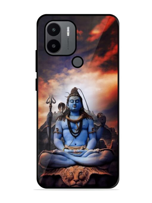 Jai Jai Shiv Glossy Metal Phone Cover for Xiaomi Redmi A2 Plus Zapvi