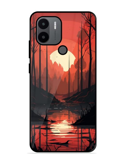 Natural Landscape Glossy Metal Phone Cover for Xiaomi Redmi A2 Plus