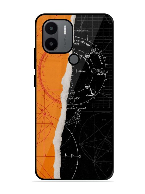 Planning Zoning Glossy Metal Phone Cover for Xiaomi Redmi A2 Plus Zapvi