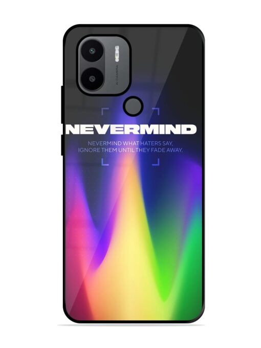 Nevermind Glossy Metal Phone Cover for Xiaomi Redmi A2 Plus Zapvi