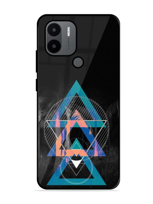 Indie Cross Glossy Metal Phone Cover for Xiaomi Redmi A2 Plus Zapvi