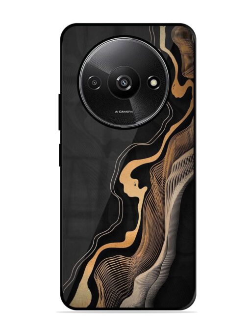 Abstract Art Glossy Metal TPU Phone Cover for Xiaomi Redmi A3 (2024) Zapvi