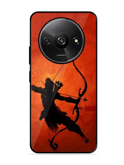 Illustration Lord Rama Glossy Metal Phone Cover for Xiaomi Redmi A3 (2024)