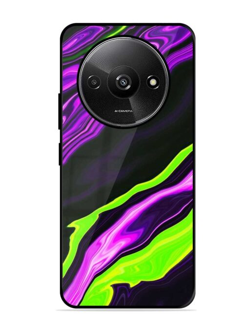 Bright Fluid Violet Glossy Metal Phone Cover for Xiaomi Redmi A3 (2024)