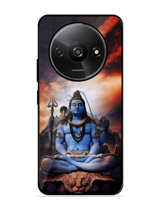 Jai Jai Shiv Glossy Metal Phone Cover for Xiaomi Redmi A3 (2024)