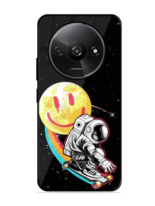 Astronaut Art Glossy Metal Phone Cover for Xiaomi Redmi A3 (2024)