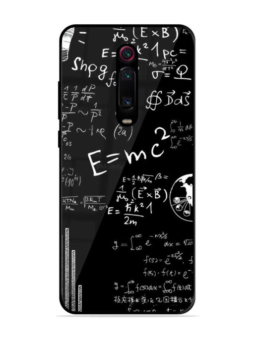 E=Mc2 Mass?Energy Equivalence Glossy Metal Phone Cover for Xiaomi Redmi K20 Zapvi