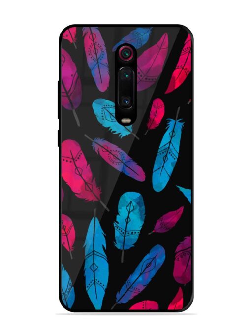 Feather Art Glossy Metal Phone Cover for Xiaomi Redmi K20 Zapvi