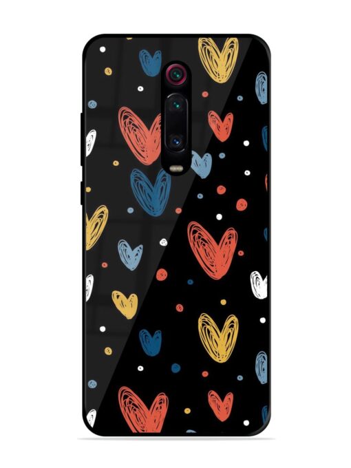 Happy Valentines Day Glossy Metal TPU Phone Cover for Xiaomi Redmi K20