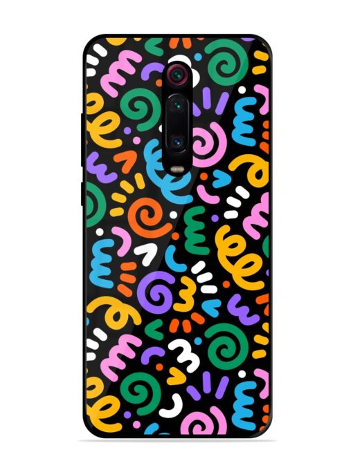 Colorful Seamless Vector Glossy Metal Phone Cover for Xiaomi Redmi K20