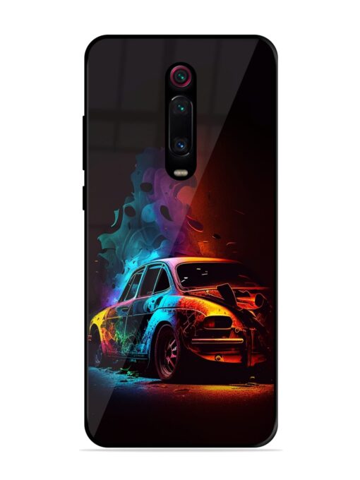 High Classic Car Art Glossy Metal Phone Cover for Xiaomi Redmi K20 Zapvi