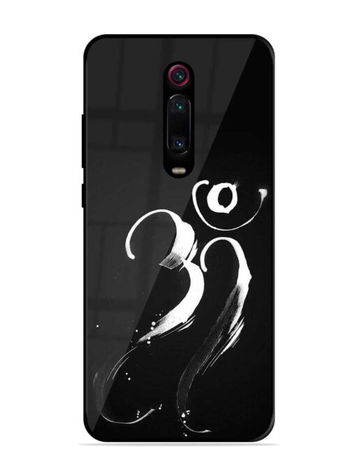 Om Logo Glossy Metal Phone Cover for Xiaomi Redmi K20 Pro