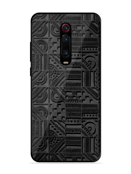 Seamless Pattern Glossy Metal Phone Cover for Xiaomi Redmi K20 Pro