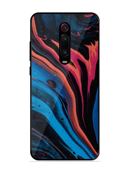 Liquefied Art Glossy Metal TPU Phone Cover for Xiaomi Redmi K20 Pro