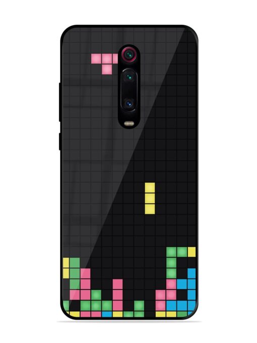 Square Game Glossy Metal TPU Phone Cover for Xiaomi Redmi K20 Pro