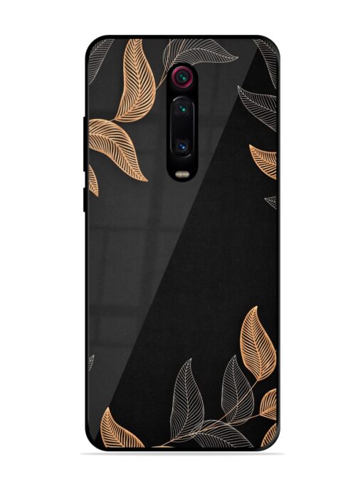 Foliage Art Glossy Metal Phone Cover for Xiaomi Redmi K20 Pro