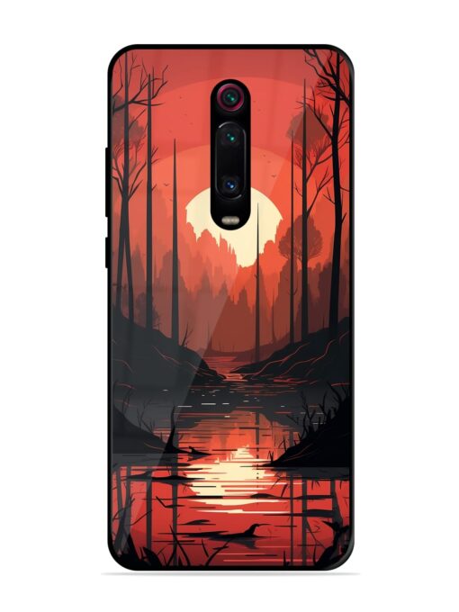 Natural Landscape Glossy Metal Phone Cover for Xiaomi Redmi K20 Pro Zapvi