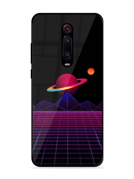 Wave Aesthetic Glossy Metal Phone Cover for Xiaomi Redmi K20 Pro