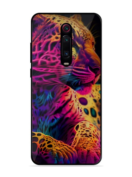 Leopard Art Glossy Metal Phone Cover for Xiaomi Redmi K20 Pro Zapvi