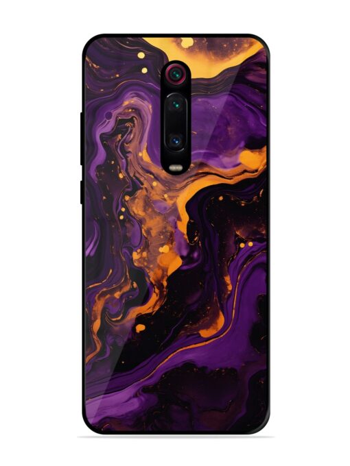 Painting Of A Purple Glossy Metal Phone Cover for Xiaomi Redmi K20 Pro Zapvi