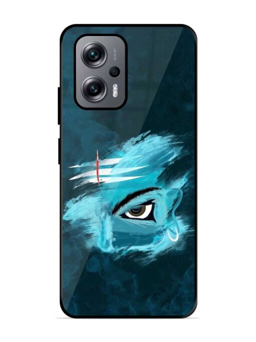 Lord Shiva Glossy Metal Phone Cover for Xiaomi Redmi K50I (5G) Zapvi