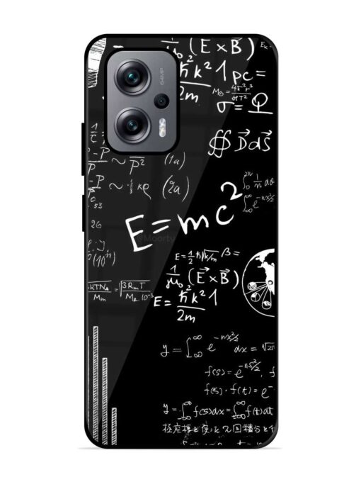 E=Mc2 Mass?Energy Equivalence Glossy Metal Phone Cover for Xiaomi Redmi K50I (5G) Zapvi