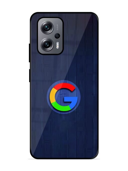 Google Logo Printed Glossy Metal TPU Phone Cover for Xiaomi Redmi K50I (5G) Zapvi