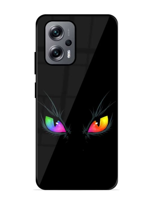 Cat Eyes Glossy Metal Phone Cover for Xiaomi Redmi K50I (5G)