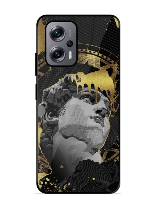 Roman Face Glossy Metal Phone Cover for Xiaomi Redmi K50I (5G)