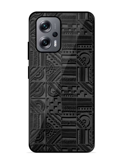 Seamless Pattern Glossy Metal Phone Cover for Xiaomi Redmi K50I (5G) Zapvi