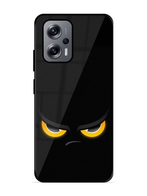 Scary Yellow Eye Glossy Metal TPU Phone Cover for Xiaomi Redmi K50I (5G)