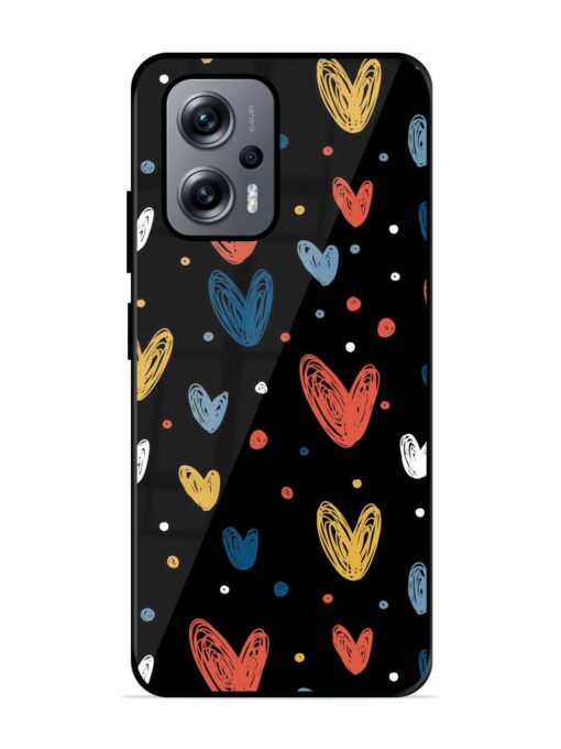 Happy Valentines Day Glossy Metal TPU Phone Cover for Xiaomi Redmi K50I (5G)