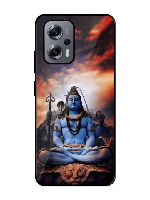 Jai Jai Shiv Glossy Metal Phone Cover for Xiaomi Redmi K50I (5G) Zapvi