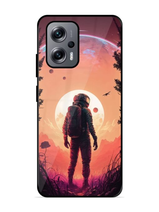 Red Sky At Morning Glossy Metal Phone Cover for Xiaomi Redmi K50I (5G) Zapvi