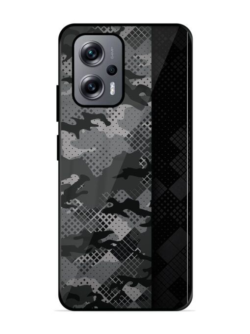 Dark Camouflage Glossy Metal Phone Cover for Xiaomi Redmi K50I (5G) Zapvi