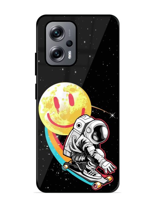 Astronaut Art Glossy Metal Phone Cover for Xiaomi Redmi K50I (5G)