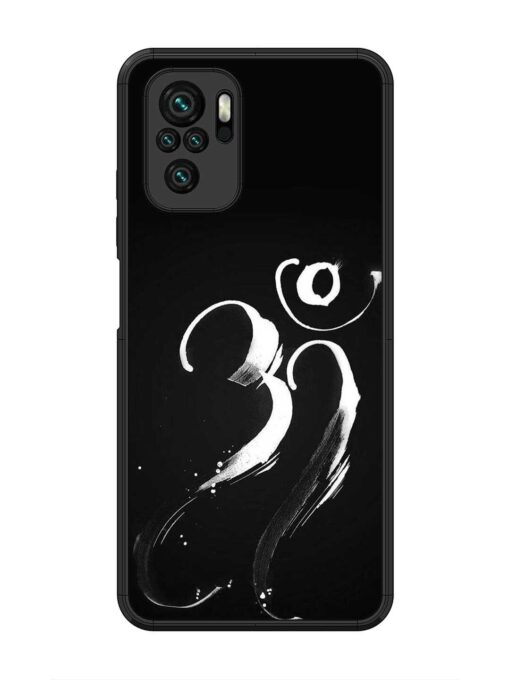 Om Logo Glossy Metal Phone Cover for Xiaomi Redmi Note 10 Zapvi