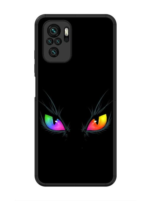 Cat Eyes Glossy Metal Phone Cover for Xiaomi Redmi Note 10