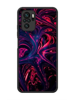 Abstract Background Glossy Metal Phone Cover for Xiaomi Redmi Note 10