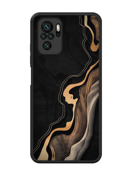 Abstract Art Glossy Metal TPU Phone Cover for Xiaomi Redmi Note 10 Zapvi