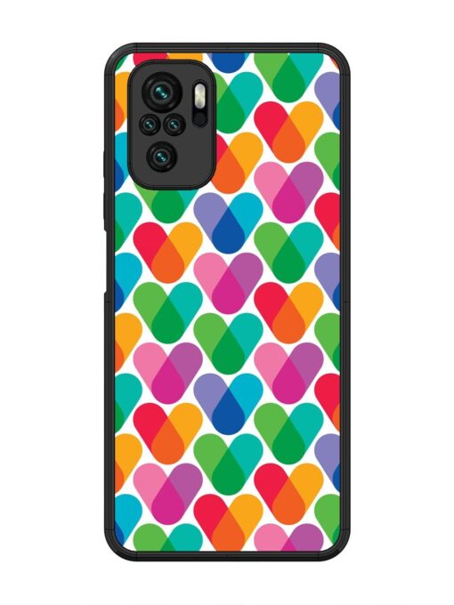 Overlapping Colors Colorful Glossy Metal TPU Phone Cover for Xiaomi Redmi Note 10 Zapvi