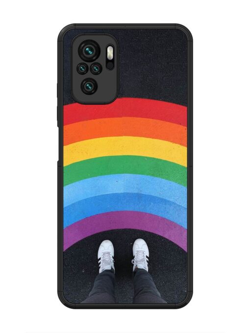 Legs Rainbow Glossy Metal TPU Phone Cover for Xiaomi Redmi Note 10 Zapvi