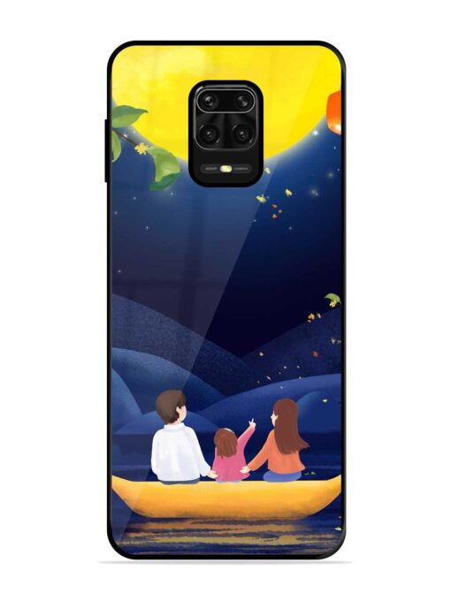 Happy Family And Beautiful View Glossy Metal Phone Cover for Xiaomi Redmi Note 10 Lite Zapvi