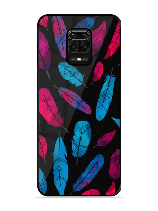 Feather Art Glossy Metal Phone Cover for Xiaomi Redmi Note 10 Lite Zapvi