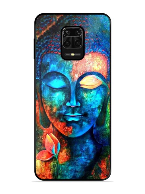 Buddha Painting Glossy Metal Phone Cover for Xiaomi Redmi Note 10 Lite Zapvi