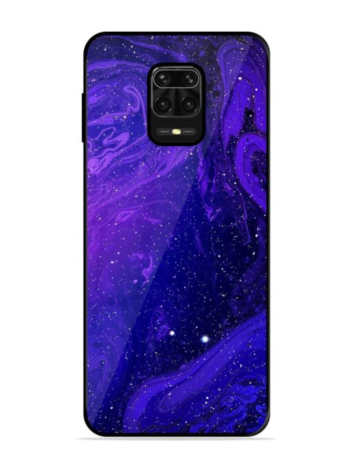 Galaxy Acrylic Abstract Art Glossy Metal Phone Cover for Xiaomi Redmi Note 10 Lite Zapvi