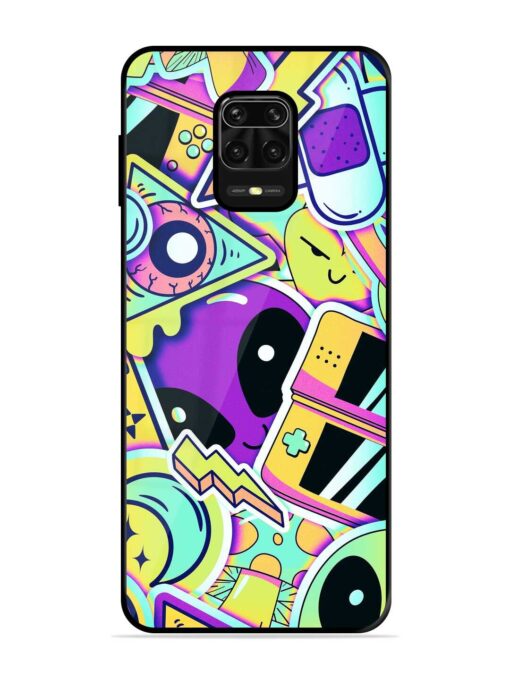 Scratch Art Glossy Metal Phone Cover for Xiaomi Redmi Note 10 Lite Zapvi