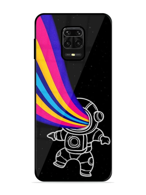 Astronaut Glossy Metal TPU Phone Cover for Xiaomi Redmi Note 10 Lite Zapvi