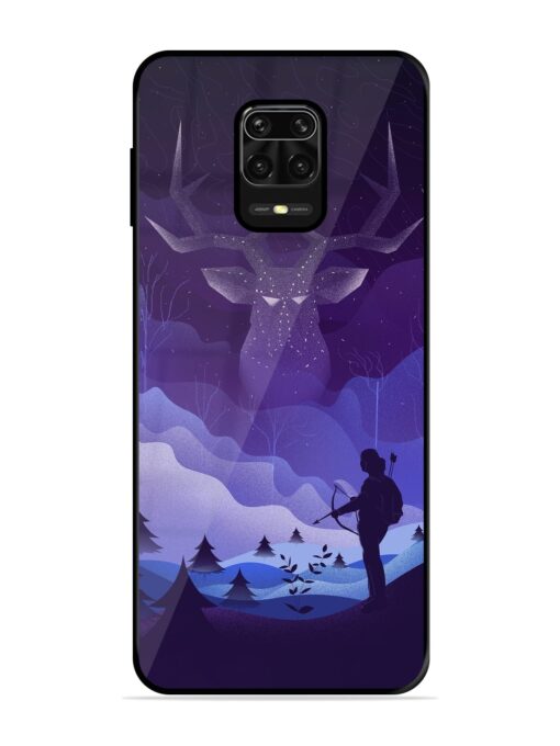 Deer Forest River Glossy Metal Phone Cover for Xiaomi Redmi Note 10 Lite Zapvi