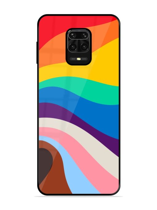 Minimal Pride Art Glossy Metal Phone Cover for Xiaomi Redmi Note 10 Lite Zapvi